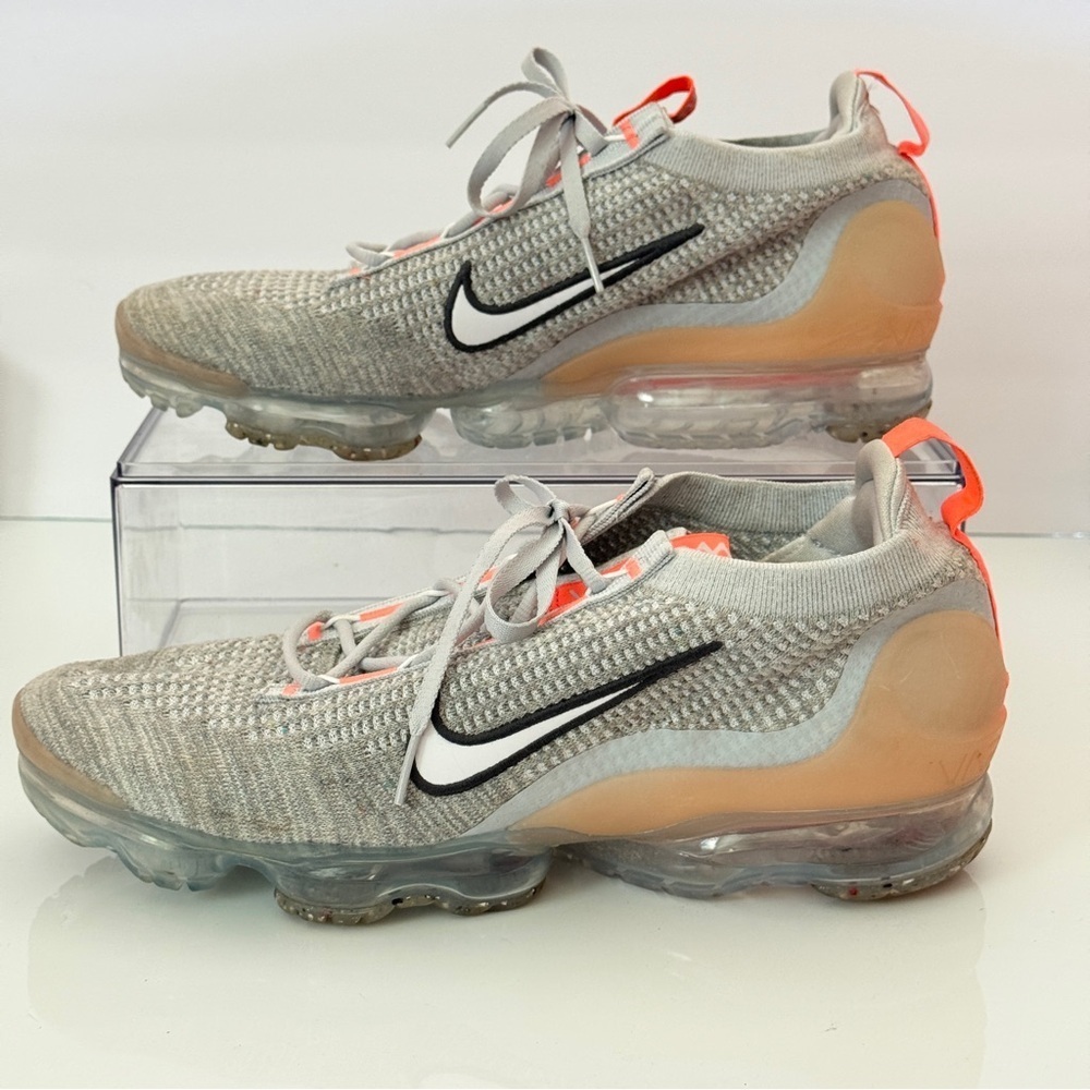 Nike Air VaporMax 2021 Mens Grey Fog Sneaker Shoes Size 11.5 - Picture 6 of 11